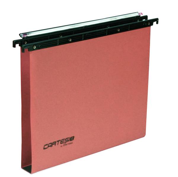 Cartelle Sospese Cartesio Plus Bertesi - Cassetto - 39 cm - U3 - 300/395 Link 3-A2 (Arancio Conf. 25)-0