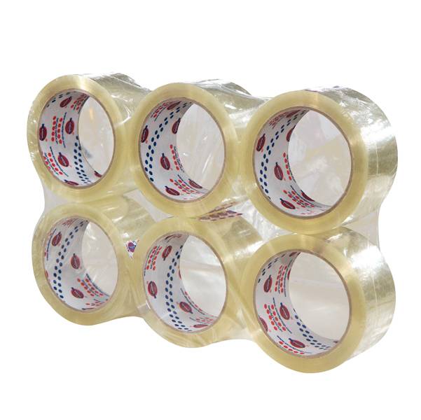 Nastro Adesivo in PPL 36NN Eurocel - 50 mm x 66 m - 006553366 (Trasparente Conf. 6)-0