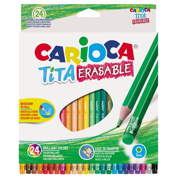 Matite Colorate Tita Carioca - 42938 (Assortiti Conf. 24)-0