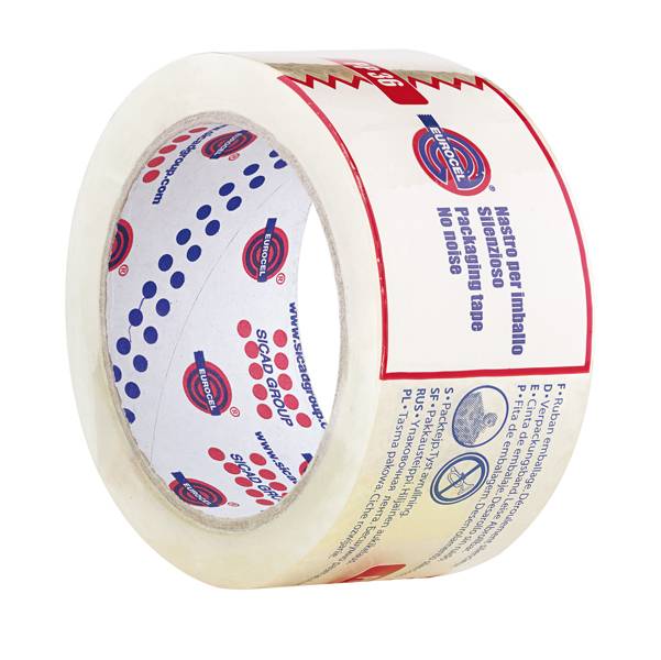 Nastro Adesivo in PPL 36NN Eurocel - 50 mm x 66 m - 006452366 (Bianco Conf. 6)-0