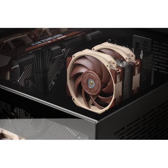 Noctua NF-A12X25R PWM Case per computer Ventilatore 12 cm Beige, Marrone (Noctua NF-A12x25r PWM L??Â¼fter - 120m)-4