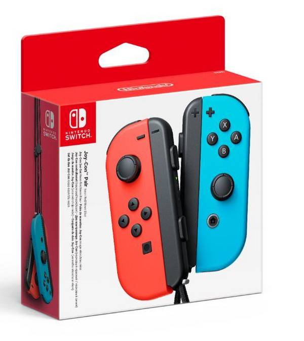 NINTENDO SWITCH SET 2 CONTROLLER WIRELESS JOY-CON DESTRO SINISTRO NEON RED/NEON BLU