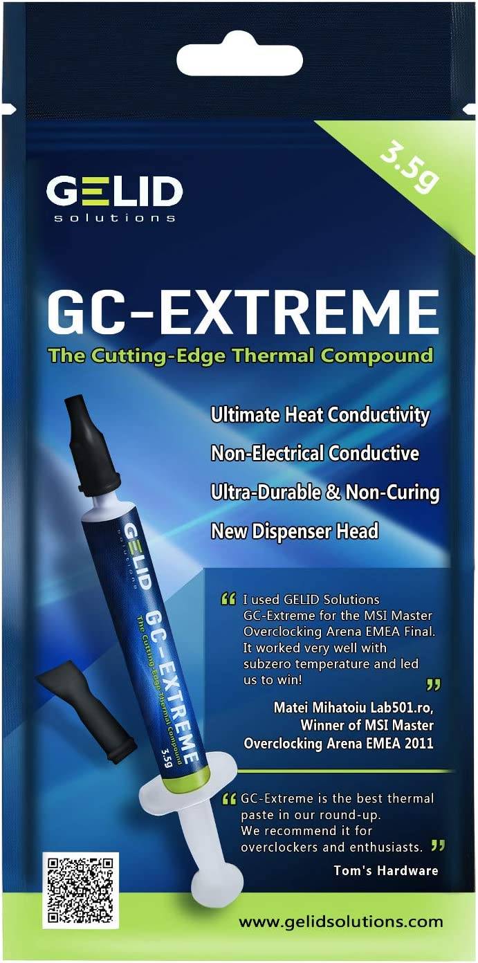 GELID SOLUTIONS Pasta Termoconduttiva GC-Extreme per Dissipatore di Calore 3.5g Grigio-5
