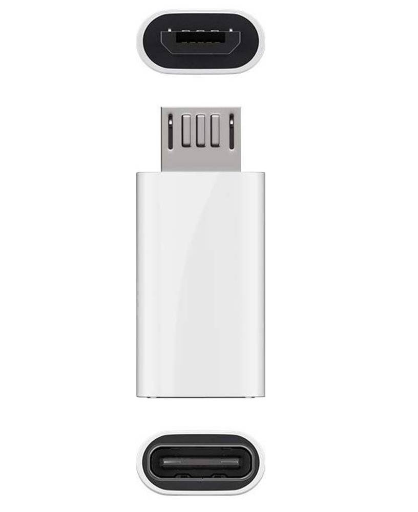 GOOBAY Adattatore Micro USB Maschio a USB-C&trade Femmina Bianco Bianco-4