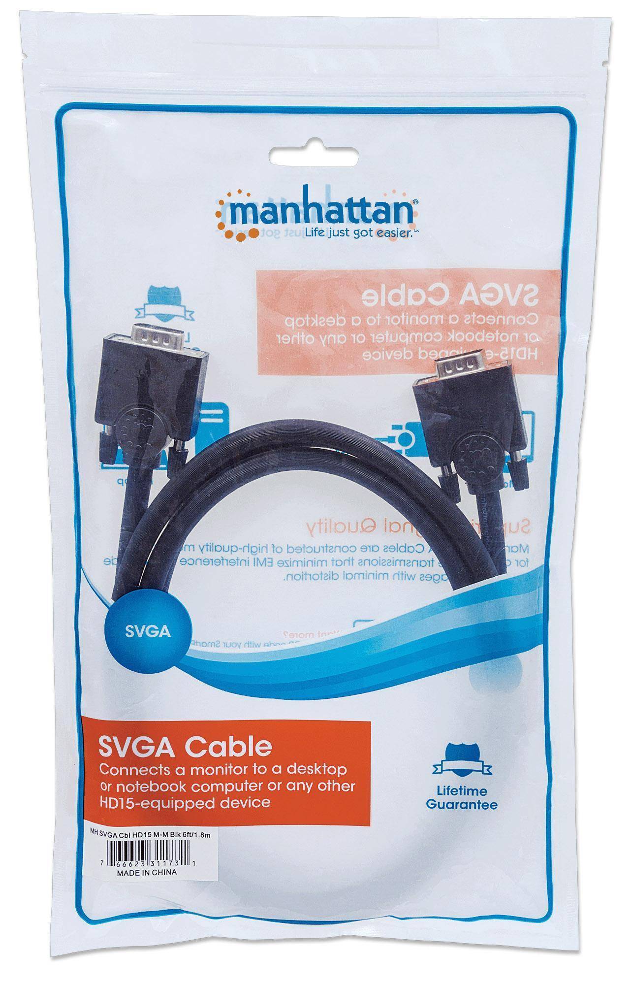Cavo Monitor Svga M/F da 1.8 m-5