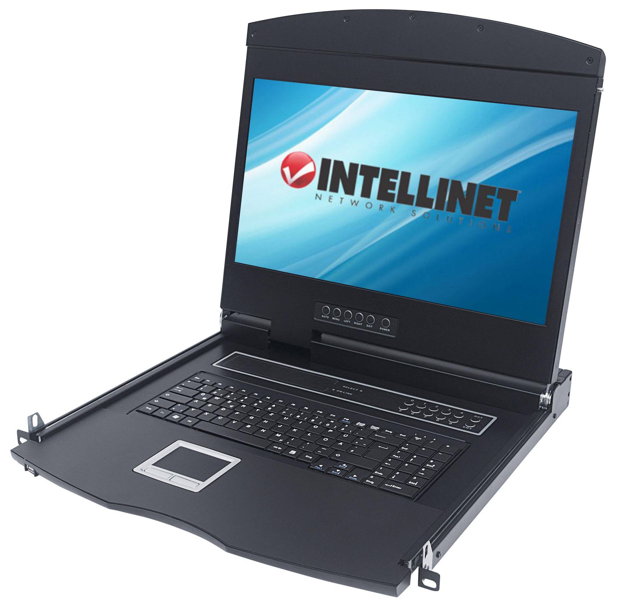 INTELLINET Console KVM Modulare con LCD 19'' da Rack 19'' Nero-4