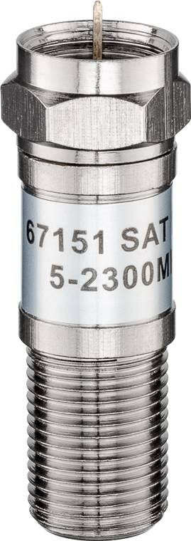Goobay Attenuatore SAT 6 dB spina F > presa F-3