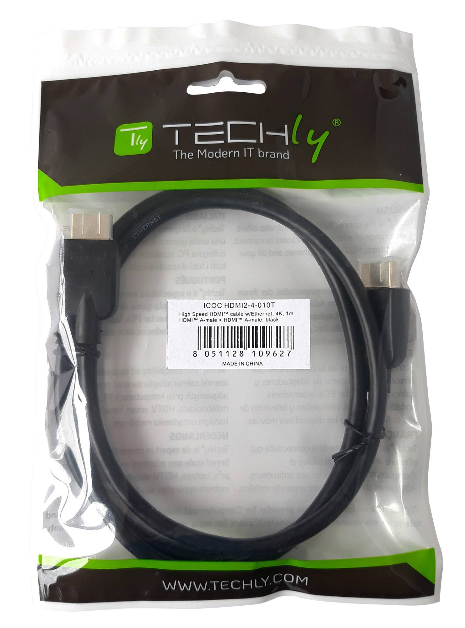 Cavo HDMI™ High Speed 2.0 A/A M/M 5m Nero-6