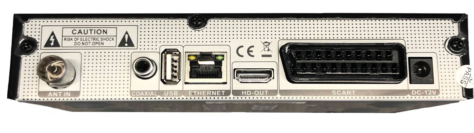 OEM Ricevitore Digitale Terrestre DVB-T2 H265/HEVC Doppio Tuner Nero-4
