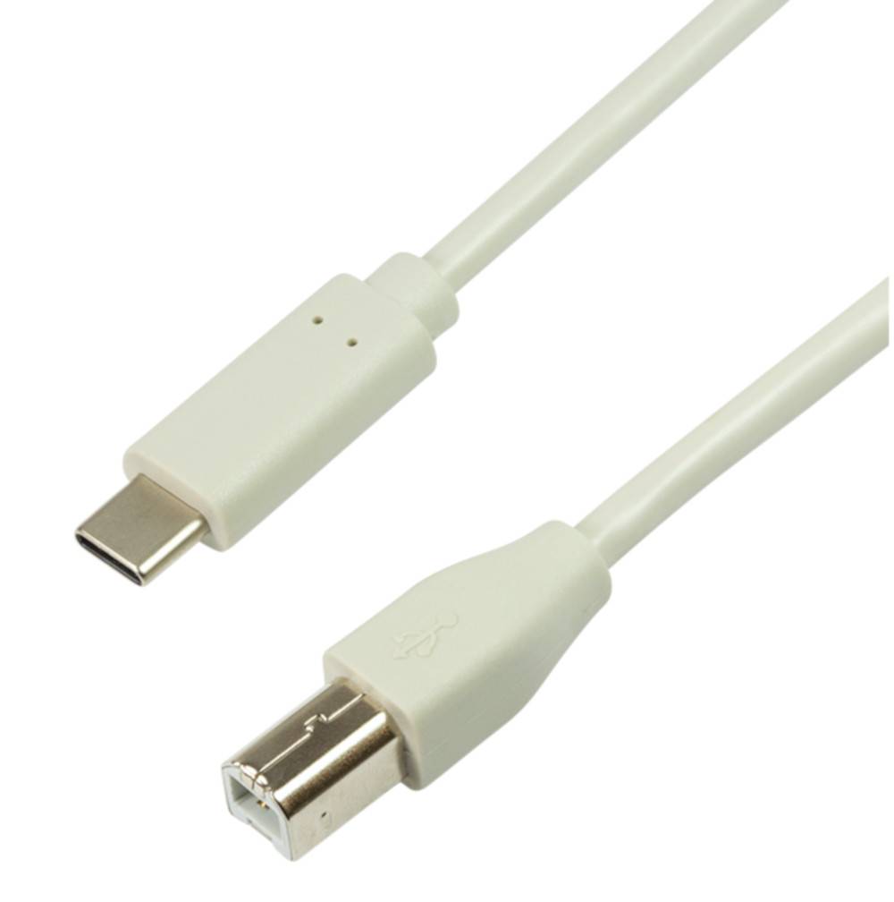 LOGILINK Cavo HighSpeed USB-C&trade Maschio/USB-B Maschio 2m Grigio Grigio 2 m-3