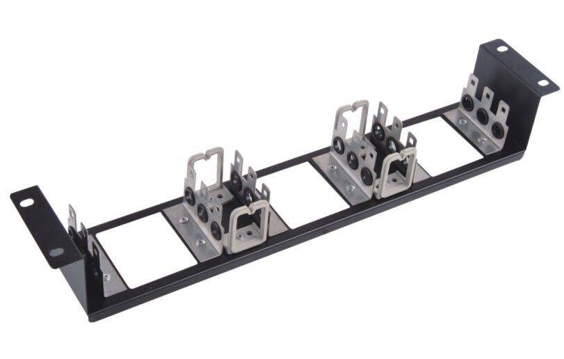 INTELLINET Subrack 19'' arretrato per moduli LSA 2U Nero-2