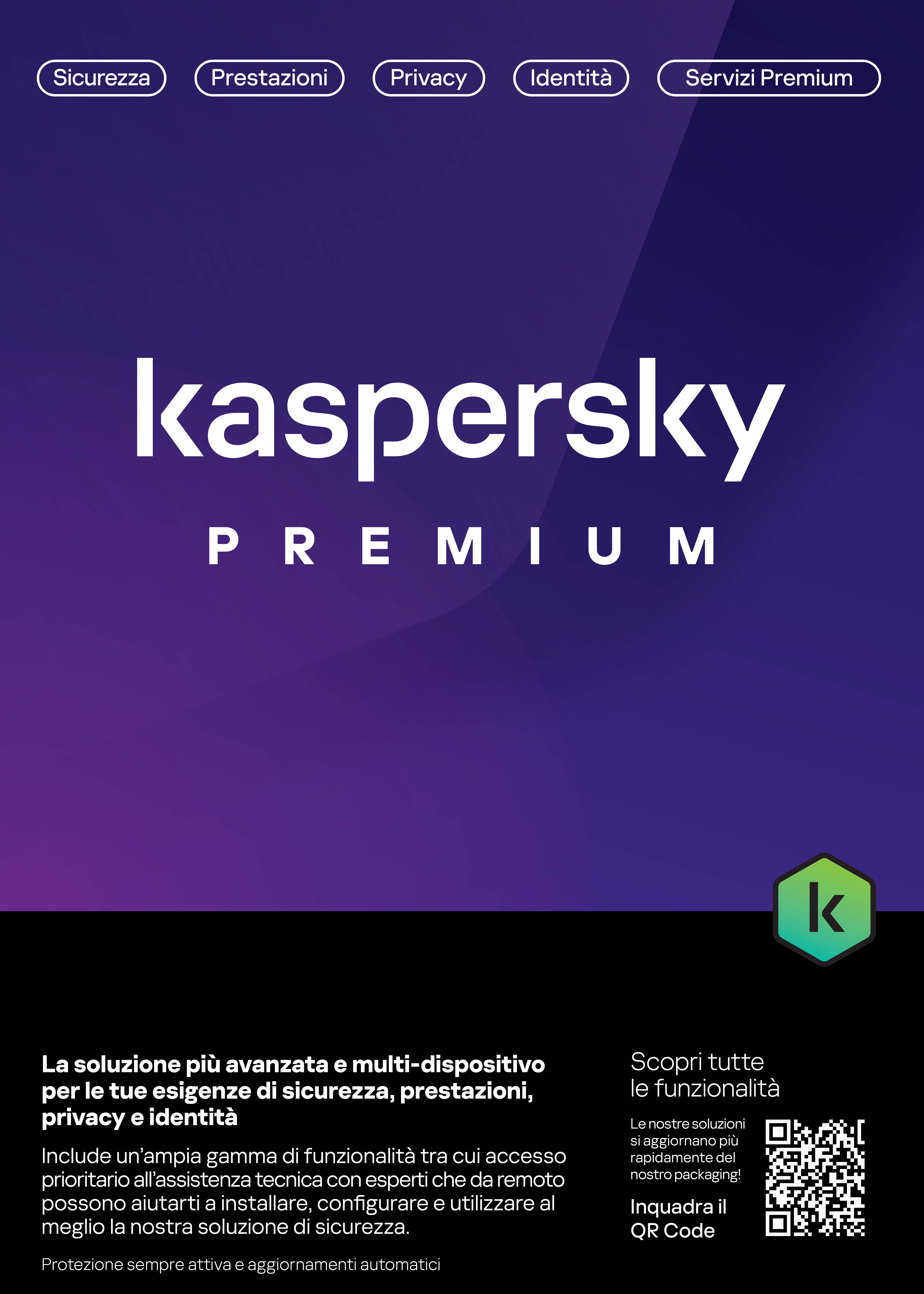 KASPERSKY PREMIUM (2023) 1 user 5 device KL1047T5EFS-SLIM-1