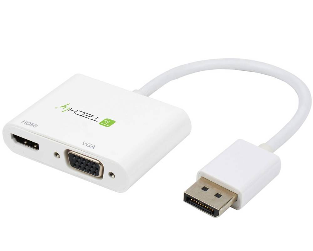 Adattatore DisplayPort ad HDMI/VGA 4K 30Hz-4