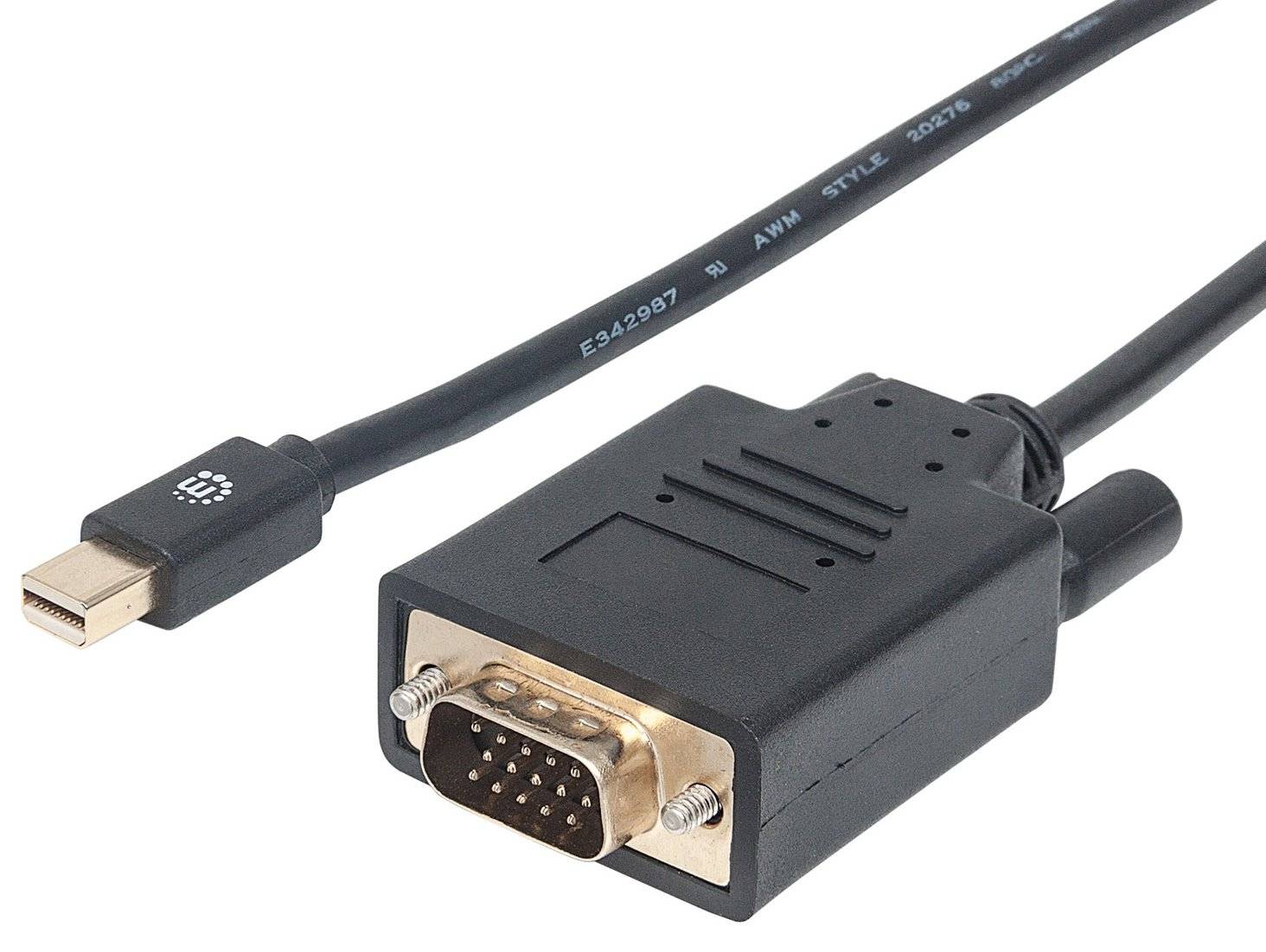 MANHATTAN Cavo da Mini DisplayPort 1.2a (Thunderbolt) a VGA Nero 1,8 m-4