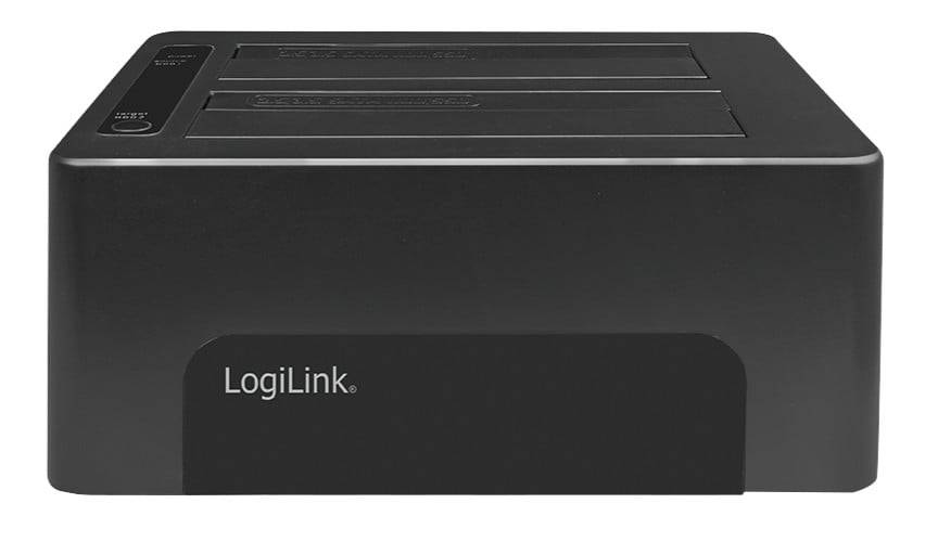 Docking Station USB3.2 Doppio Slot HDD/SSD SATA da 2.5''/3.5'' Nero-3
