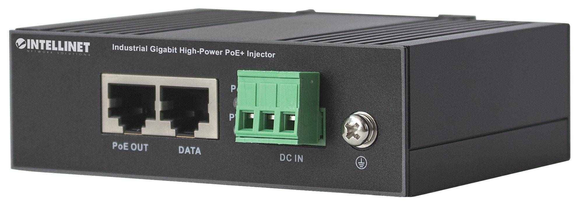 Intellinet Industrial Gigabit High-Power PoE+ Injector - Power Injector - 45 - 56 V-9