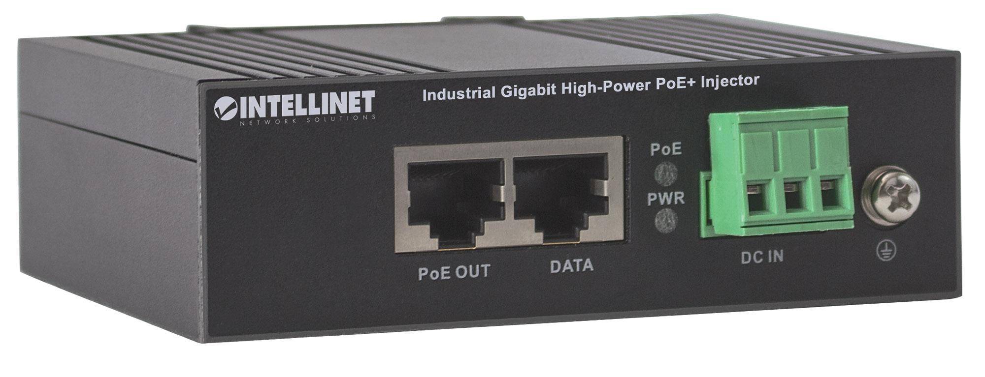 Intellinet Industrial Gigabit High-Power PoE+ Injector - Power Injector - 45 - 56 V-10