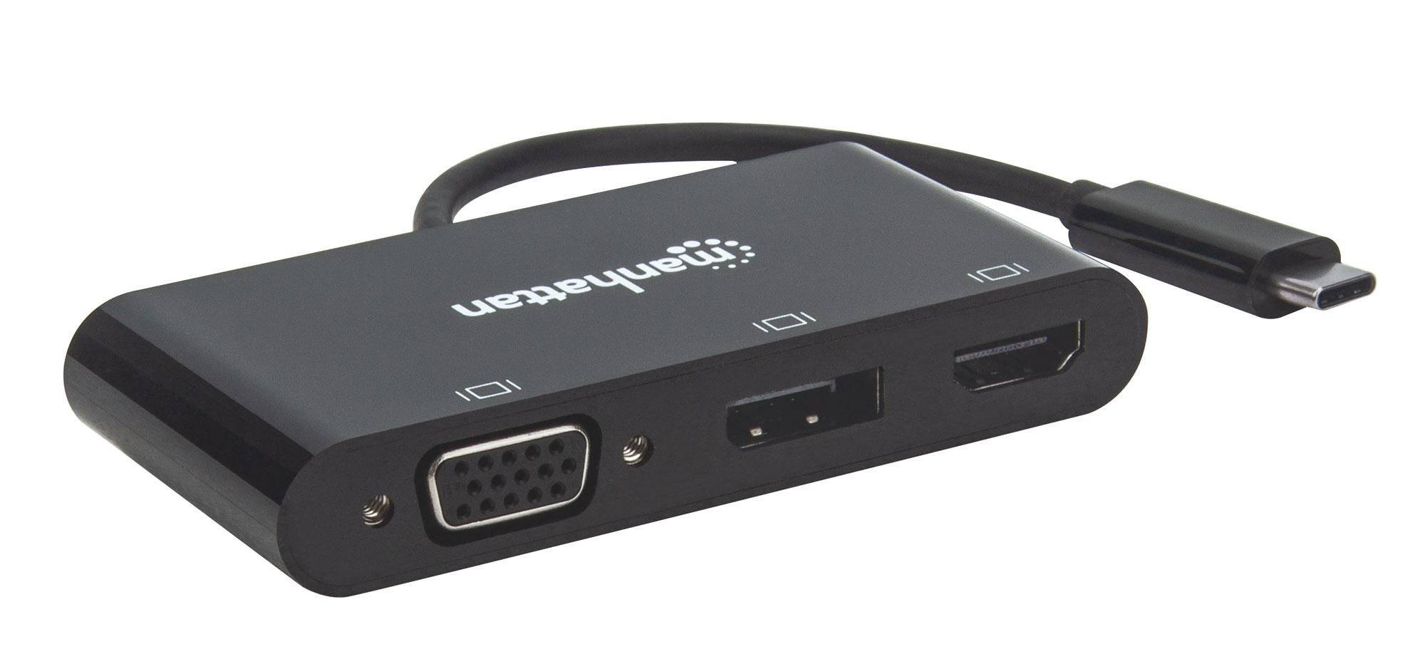 Convertitore Audio Video USB-C™ Multiporta - Hub MST HDMI DP VGA-6