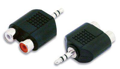 Adattatore RCA Goobay, jack AUX da 3,5 mm a 2 jack stereo - 1 jack da 3,5 mm (3 pin, stereo) > 2 jack RCA (audio...-5
