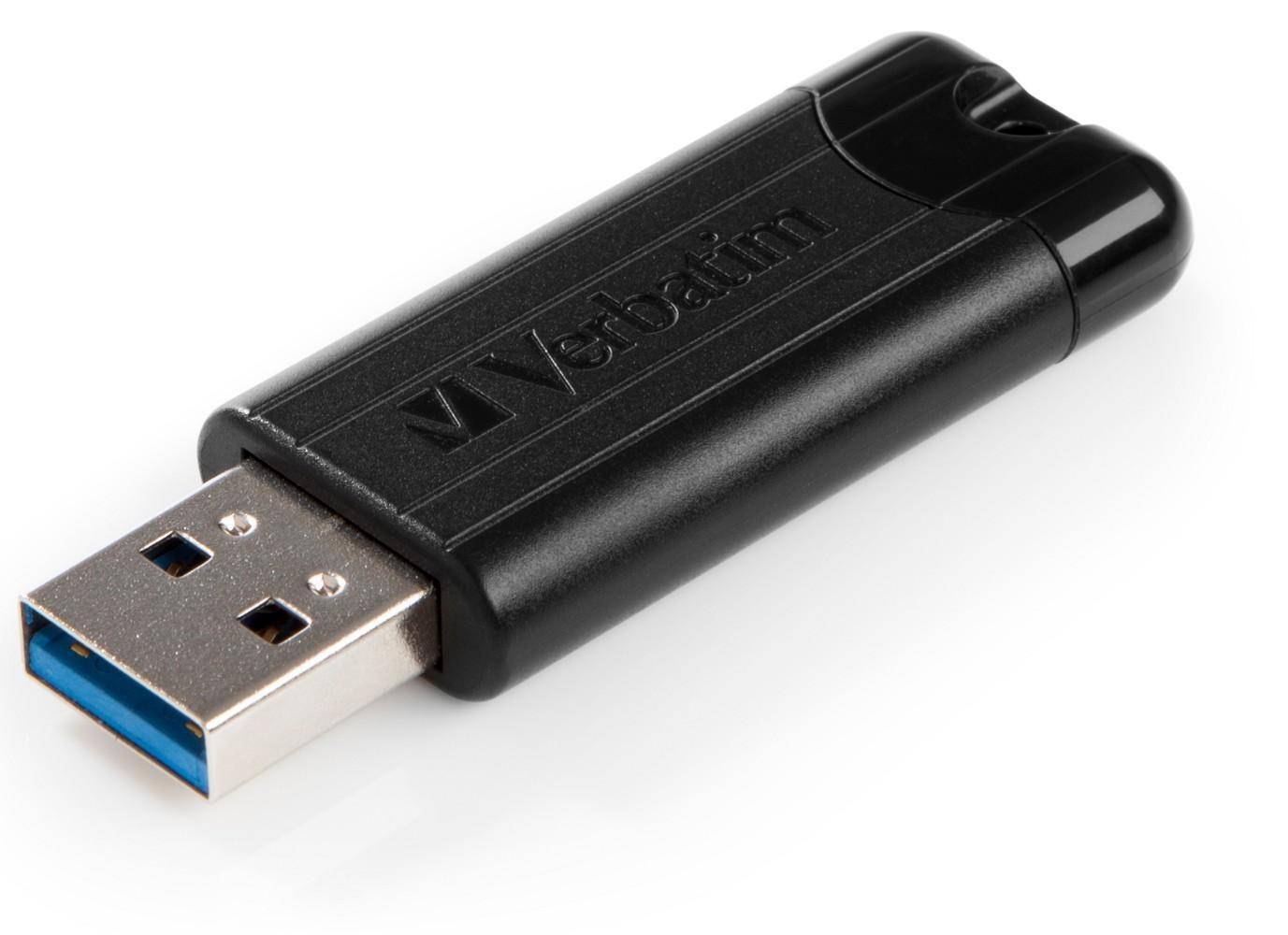 VERBATIM Memoria USB 3.0 PinStripe da 16Gb Colore Nero Nero-2