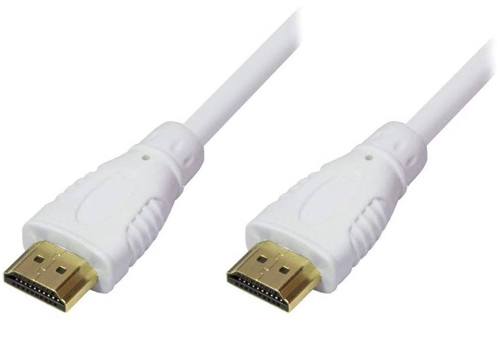 TECHLY Cavo High Speed HDMI&trade con Ethernet 5 metri Bianco Bianco 5 m-2