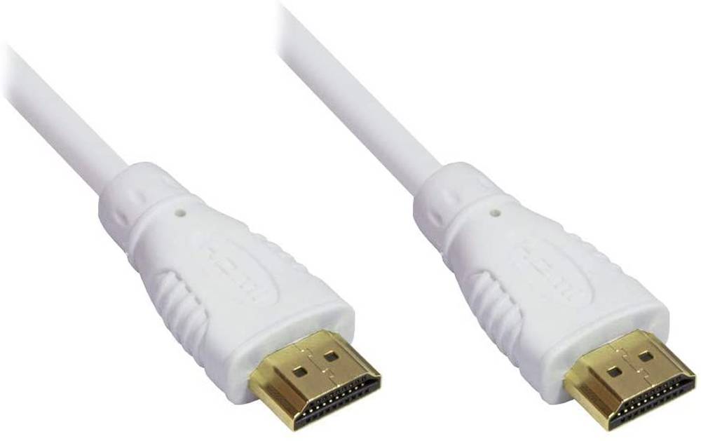 TECHLY Cavo High Speed HDMI&trade con Ethernet 5 metri Bianco Bianco 5 m-3