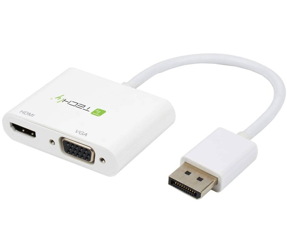 Adattatore DisplayPort ad HDMI/VGA 4K 60Hz-4