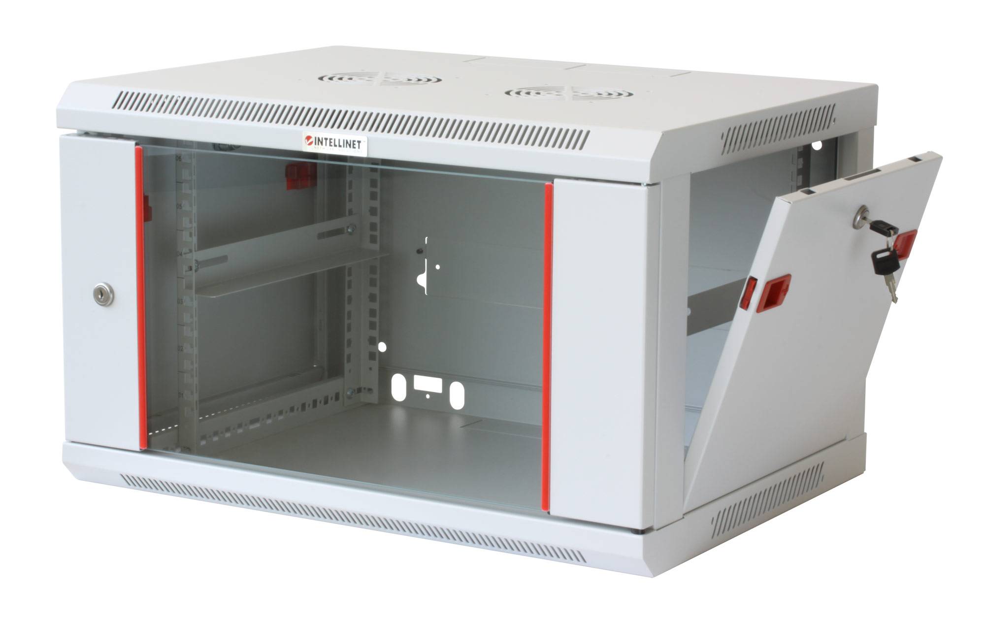 Techly I-CASE EW-2006G rack 6U Da parete Grigio I-CASE EW-2006G-3