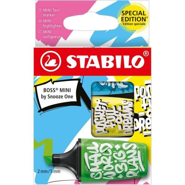STABILO Highlighter BOSS MINI by Snooze One-0