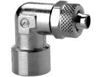 CAMOZZI Serie 1000 Raccordo a calzamento in ottone 1493 8/6-1/4 Gomito femmina-0