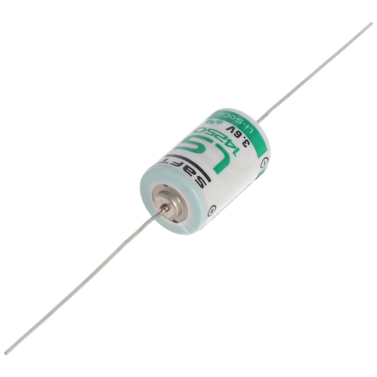 Batteria al litio SAFT LS14250CNA, formato 1/2 AA con filo a saldare-3