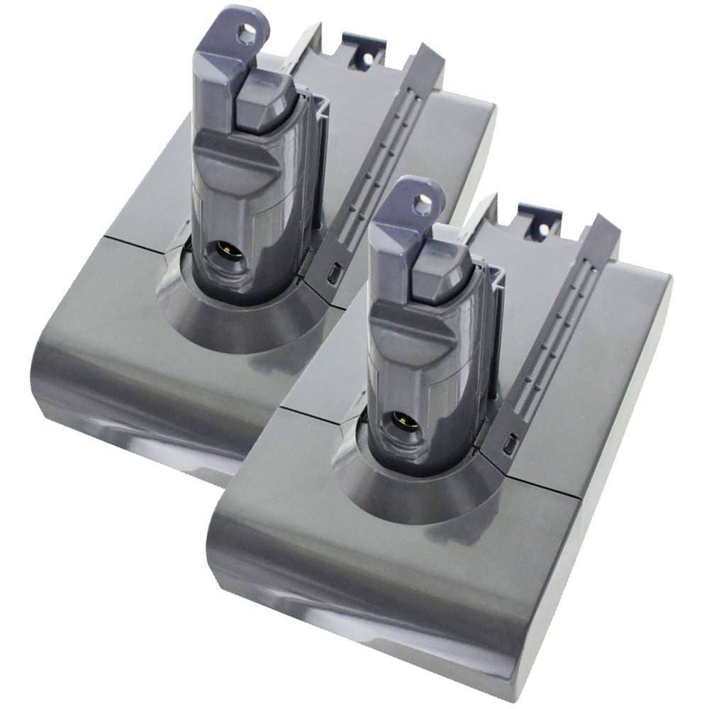 Pacchetto economico di 2 batterie adatte per Dyson DC58, DC59, DC61, DC62, batteria 61034-01-0