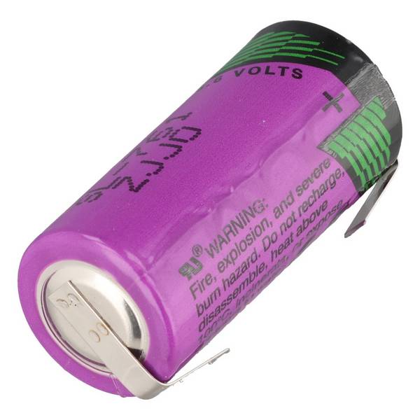 Batteria al litio inorganica Sunshine SL761/T con capicorda a saldare
