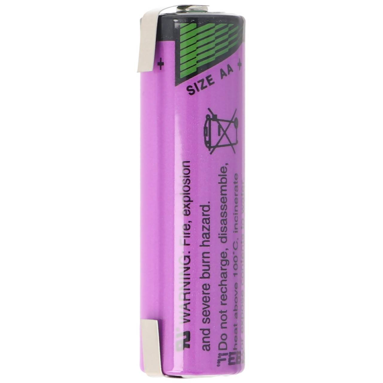 Batteria al litio inorganica Sunshine SL-760/T con capicorda a saldare a forma di U-4