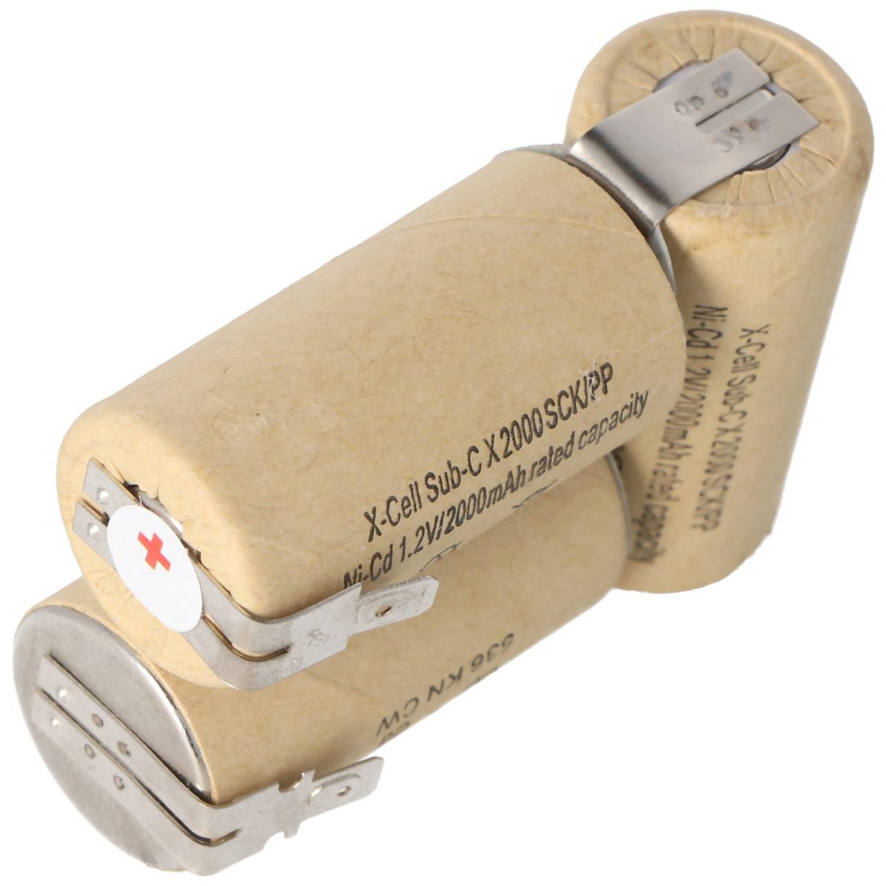 AccuCell batteria adatta per aspirapolvere a mano 3,6 volt FASTON 4,8 mm-1