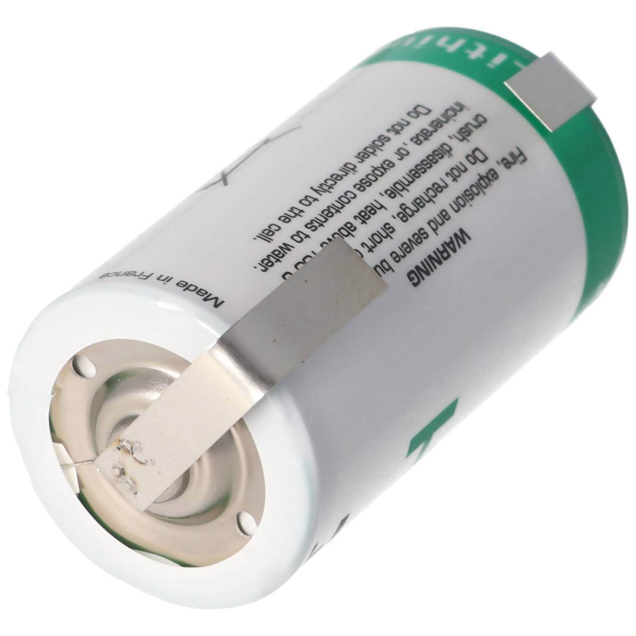 Batteria al litio SAFT LSH 14 primaria da 3,6 V con piastrina a saldare a forma di U-2