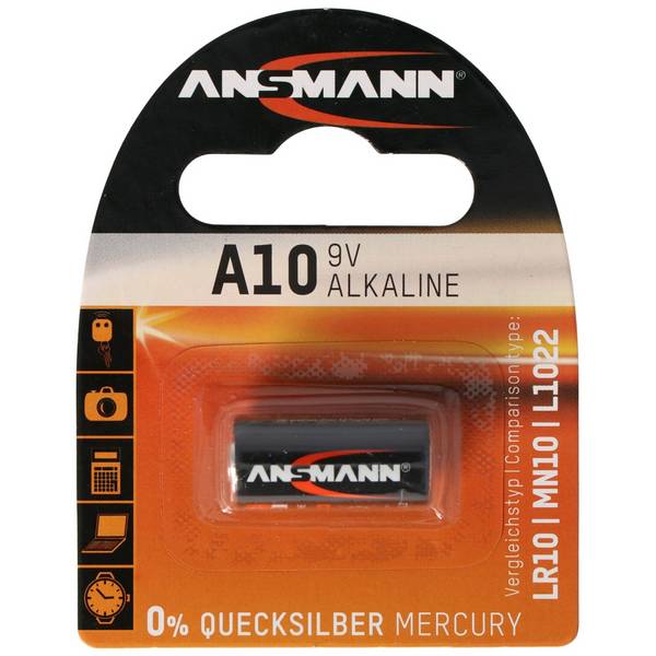 Batteria GP GP10A, batteria alcalina ad alta tensione da 9 volt