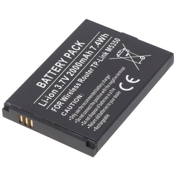 Batteria adatta per router wireless TP-Link M5350 Batteria agli ioni di litio 3,7 V 2000 mAh