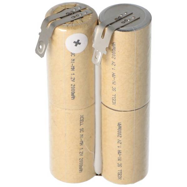 Batteria adatta per la batteria Philips Electric Sweeper FC6125 con 4,8 mm e 6,3 mm