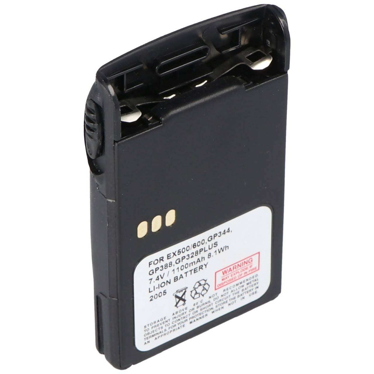 Batteria adatta per Motorola GP388, PMW502H, Li-ION 1100mAh-2