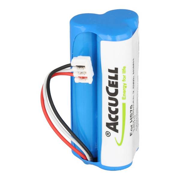Batteria Wella Xpert HS70, 520902, HR-AAAU 3,6 Volt 700mAh, versione alta