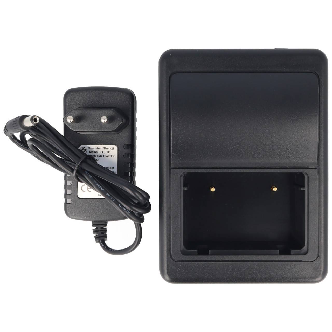 Caricabatterie rapido adatto alla batteria Autec MH0707L NiMH, con indicatori di carica e alimentazione 100-240 volt-0