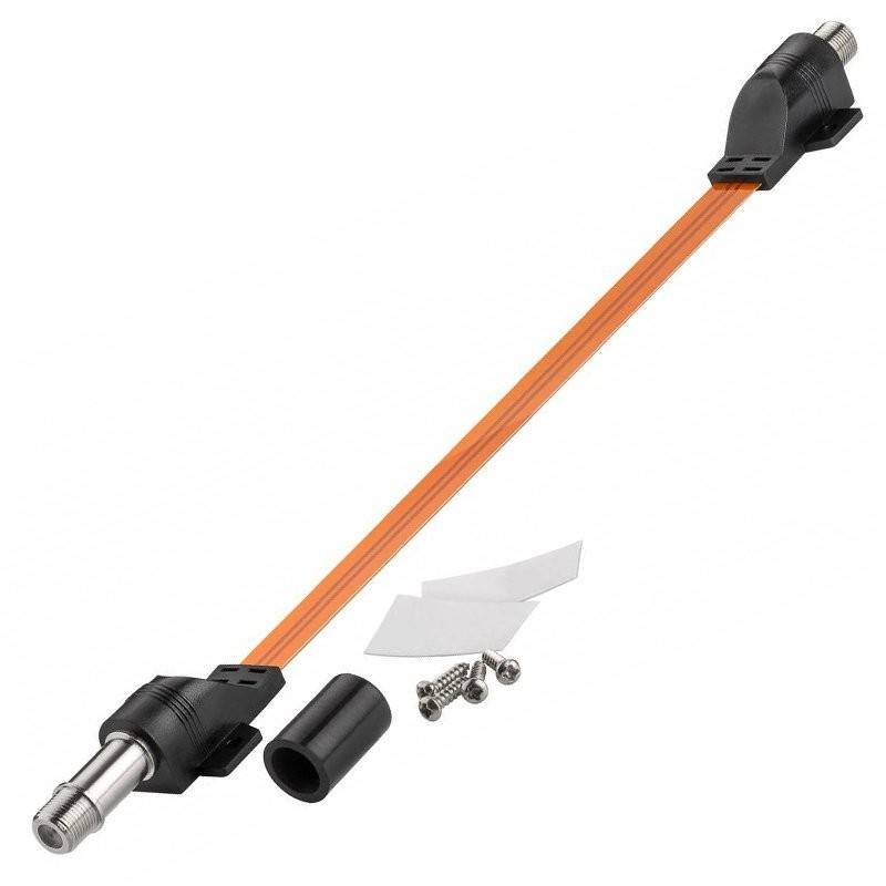 Boccola per finestra SAT impermeabile, estremamente piatta da 0,3 mm con una lunghezza del cavo di 20 cm-0