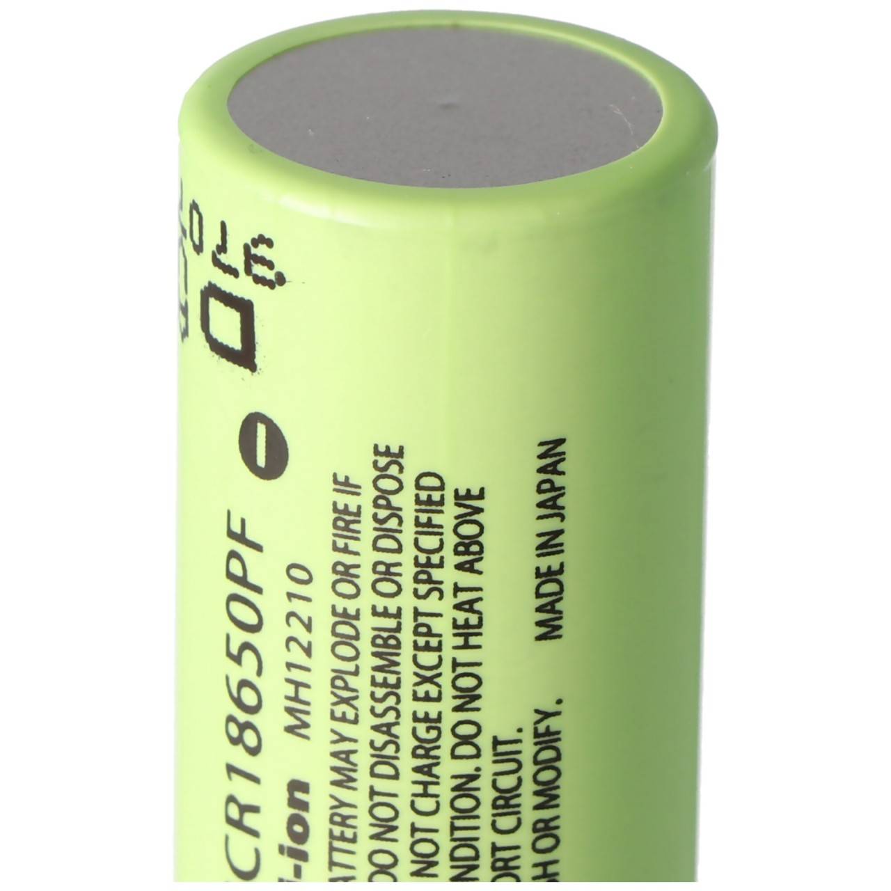 Panasonic NCR18650PF 3,6V 2900mAh 3,5C, max 10A, senza PTC, dimensioni 65,3x18,5mm-2