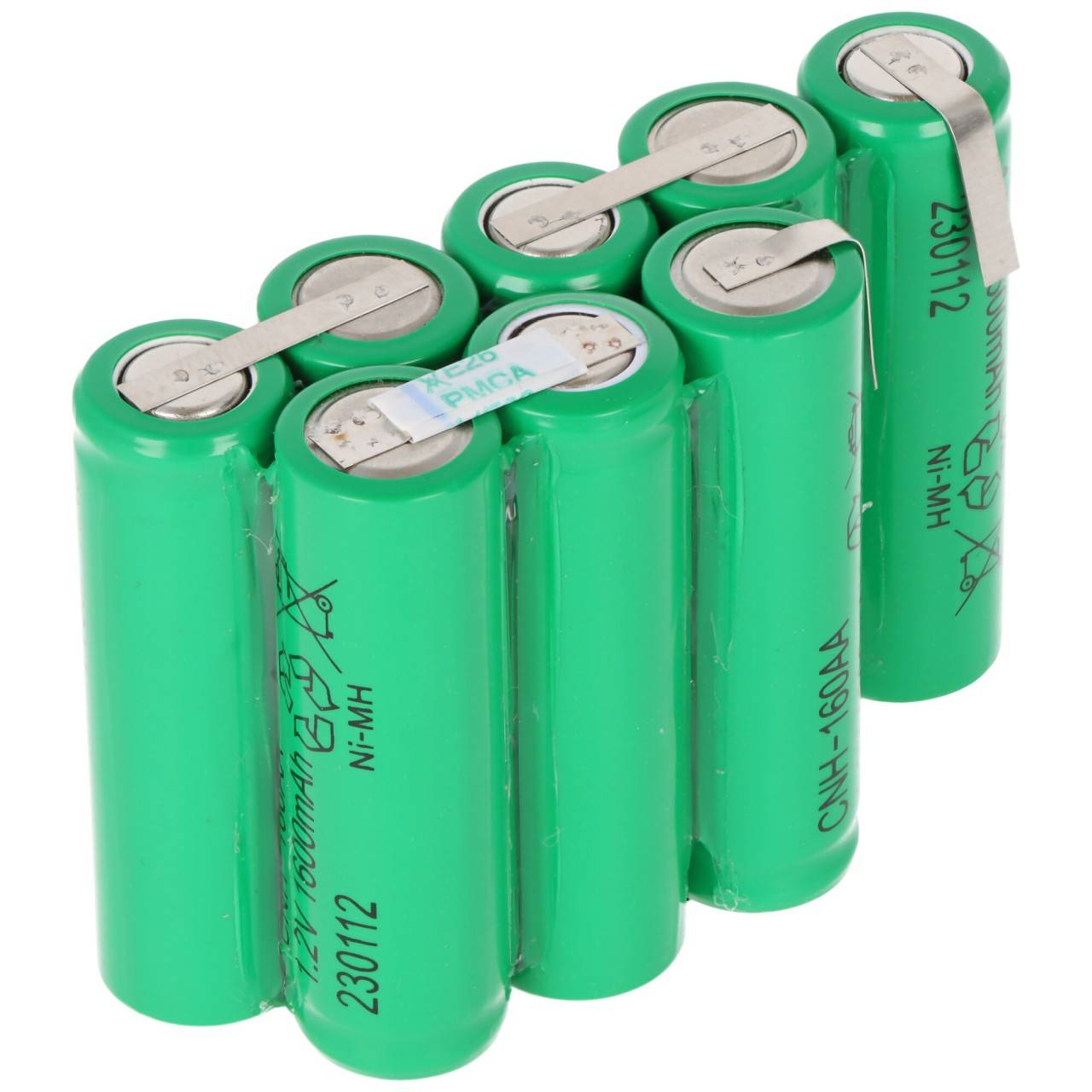 Batteria adatta per microfono MCW-D 521 con pacco batteria NiMH da 9,6 volt 1600mAh 1600mAh-1