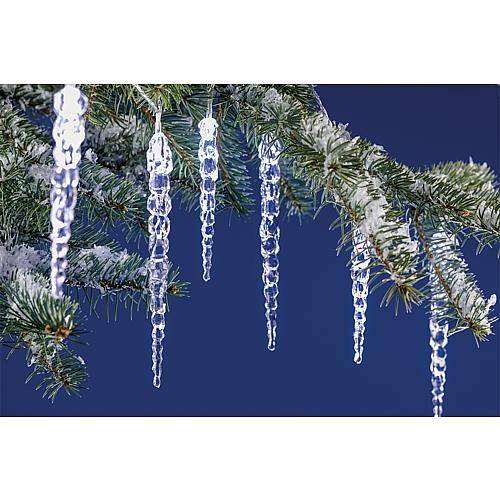 EGB LED catena luminosa ghiacciolo 40 coni LED bianco 4027236043409-1