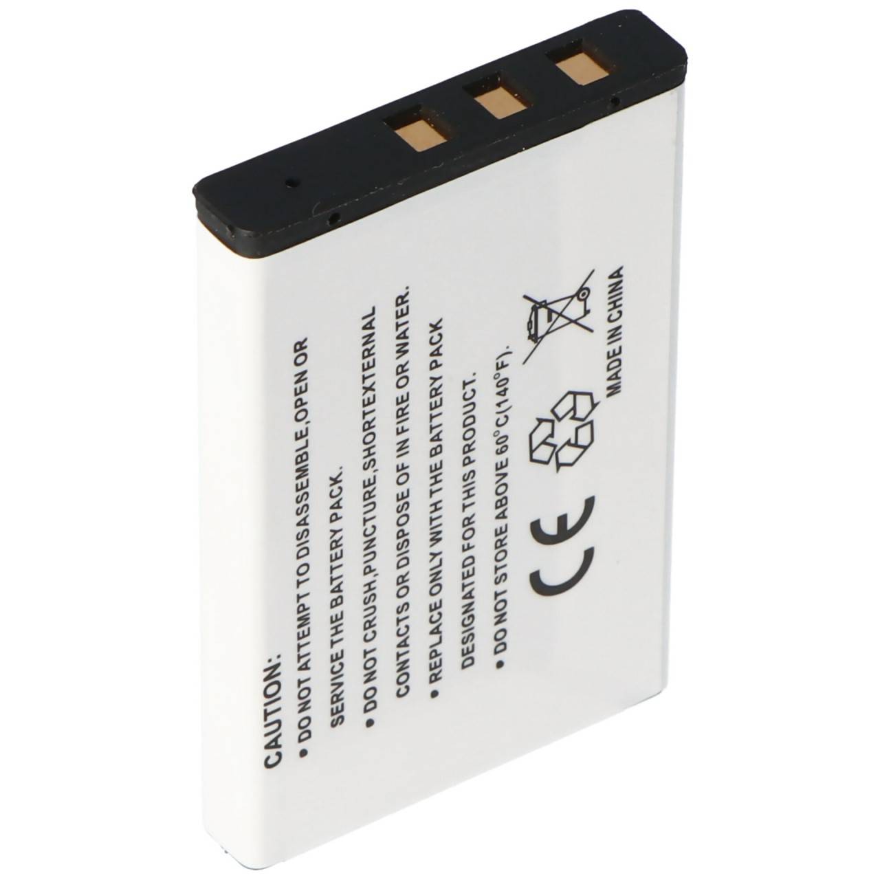 Batteria Fuji NP-60 con 1200 mAh come batteria replica di AccuCell-2