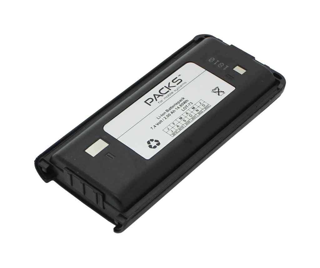 Batteria wireless Li-Ion 7.4V 2000mAh sostituisce KENWOOD KNB-45L, KNB45L-0