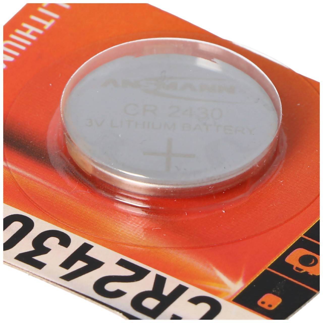 Batteria al litio Ansmann CR2430 3 Volt 3,0 x 24,5 mm 270 mAh-1