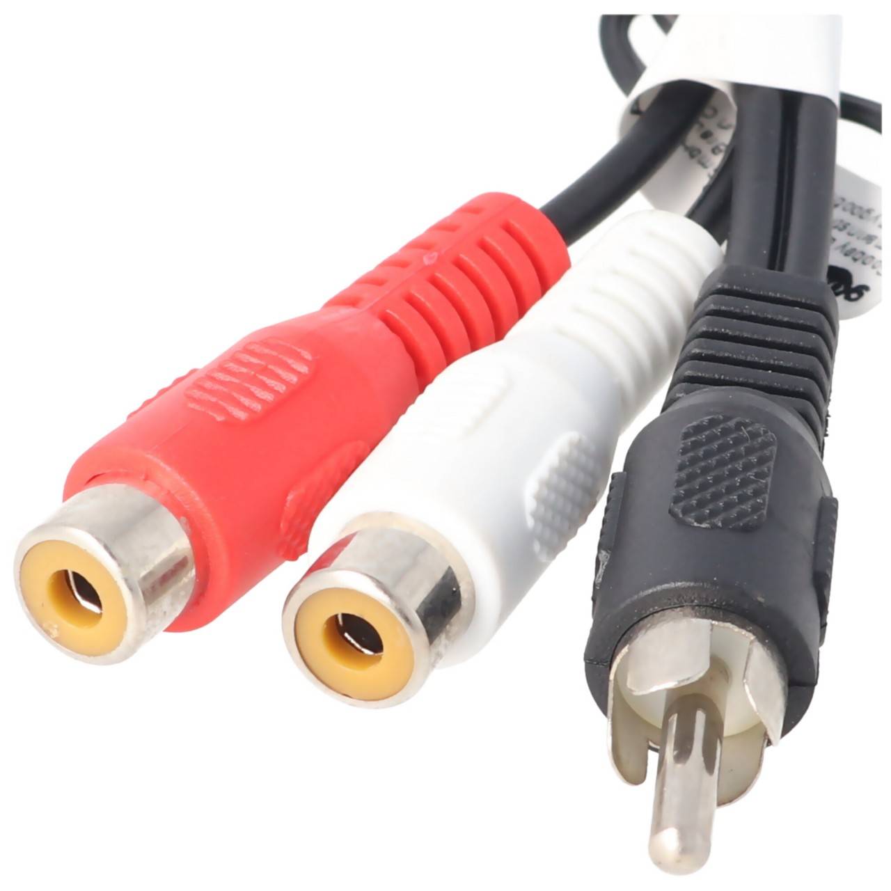 Cavo audio video 0,2 m 1 x spina cinch > 2 x presa cinch-4
